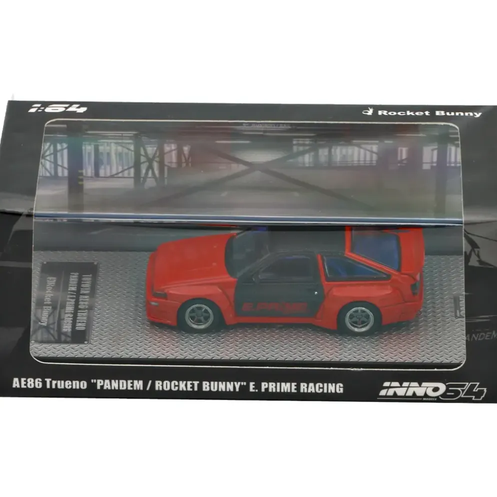 AE86 Trueno "Pandem / Rocket Bunny" - Röd - Inno64 - 1:64