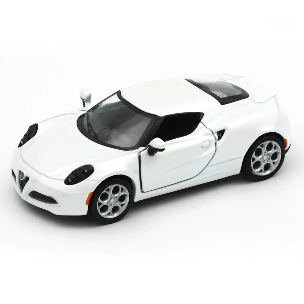 2013 Alfa Romeo 4C - Vit - Kinsmart - 1:32