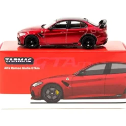 Alfa Romeo Giulia GTAm - Röd - GLOBAL64 - Tarmac - 1:64