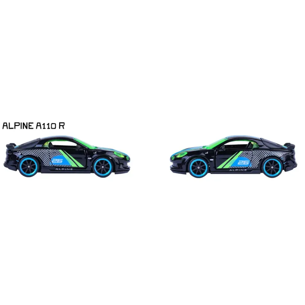Alpine A110 R - Neon Racer Premium Cars - Majorette - 7 cm