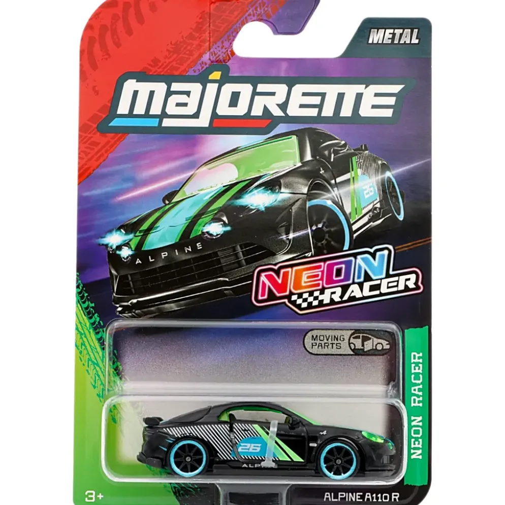 Alpine A110 R - Neon Racer Premium Cars - Majorette - 7 cm