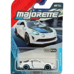 Alpine A110 R - Vit - Showroom Premium Cars - Majorette - 7 cm
