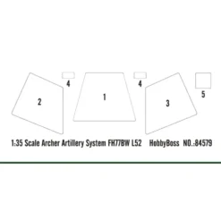 Archer Artillery System FH77BW L52 - Byggmodell - 84579 - Hobby Boss - 1:35