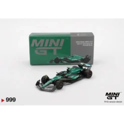 Aston Martin AMR24 #14 Fernando Alonso 2024 F1 2024 Bahrain GP - Grön - 999 - Mini GT - 1:64