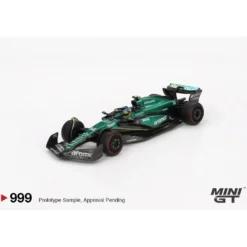 Aston Martin AMR24 #14 Fernando Alonso 2024 F1 2024 Bahrain GP - Grön - 999 - Mini GT - 1:64