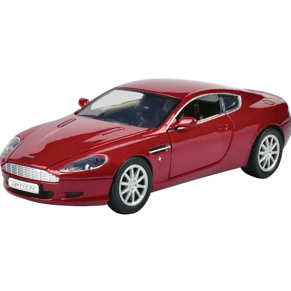 Aston Martin DB9 Coupe - Mörkröd - Motormax - 1:24