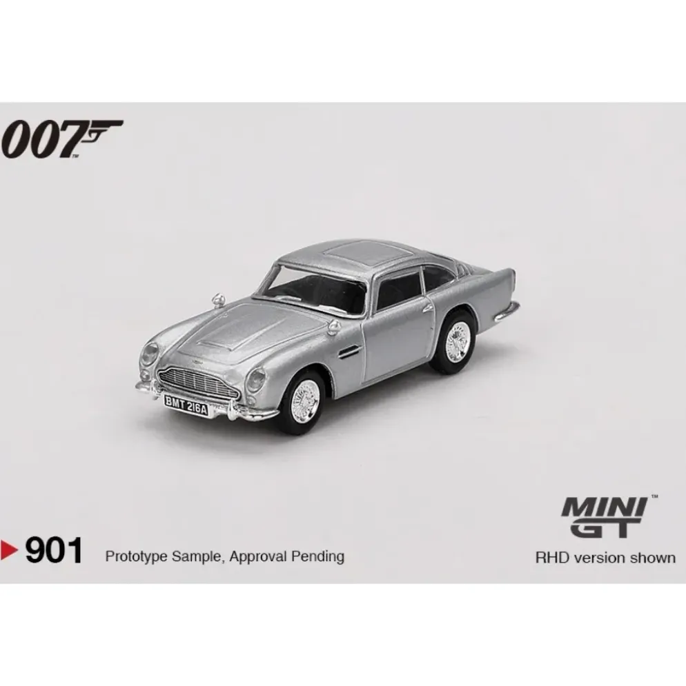 Aston Martin DB5 - Thunderball - Fransk förpackning - James Bond - Mini GT - 1:64