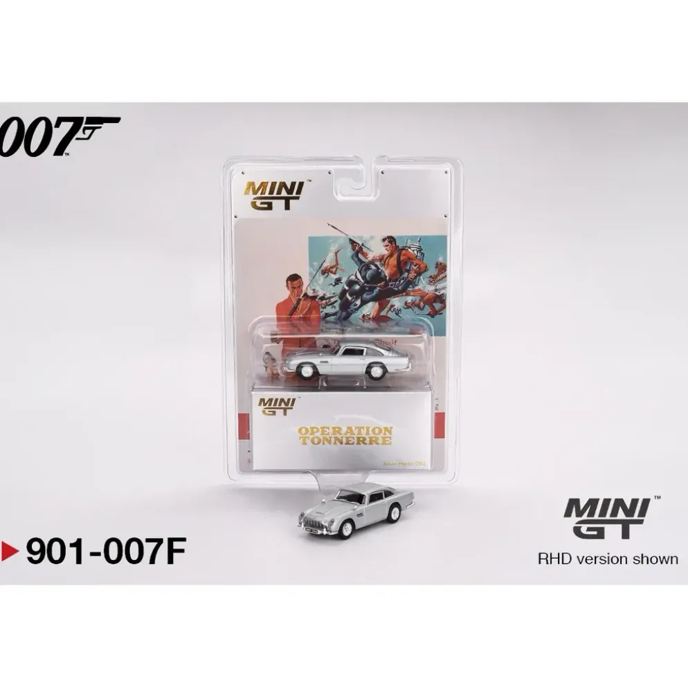 Aston Martin DB5 - Thunderball - Fransk förpackning - James Bond - Mini GT - 1:64
