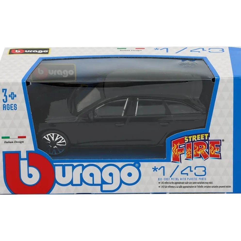 Audi A6 Avant - Svart - Bburago - 11 cm