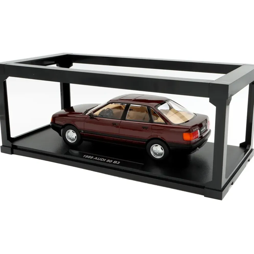 1989 Audi 80 B3 - Mörkröd - Triple9 Collection - 1:18