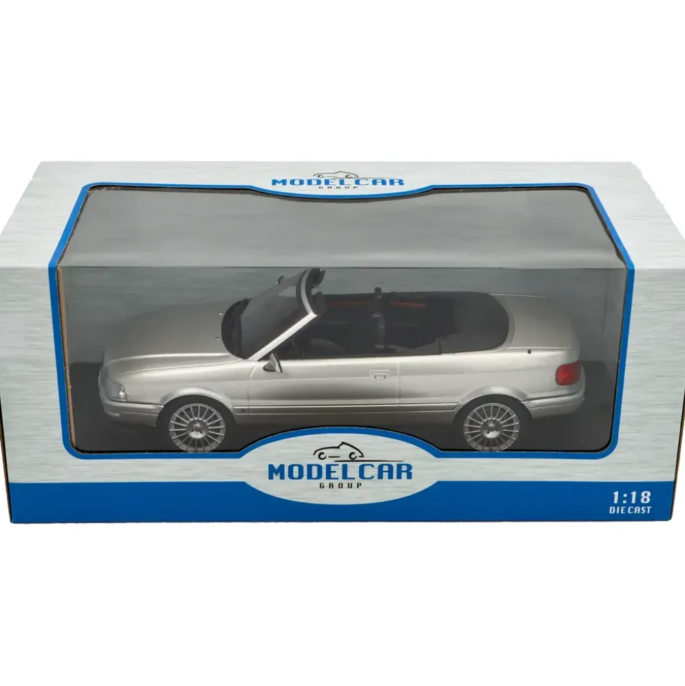 Audi Cabriolet - 1991 - Silver - Modelcar Group - 1:18