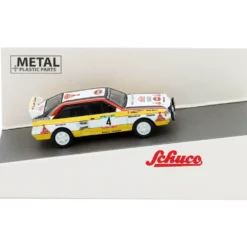 Audi Quattro A2 "Rallye Portugal" - 1984 - Röhrl/Geistdörfer - Vit/Gul - Schuco - 1:87