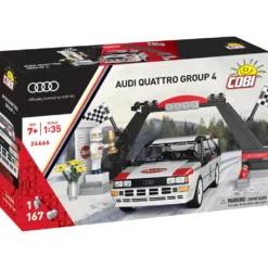 Audi Quattro Group 4 - Vit - Klossbyggmodell - 24666 - COBI - 1:35