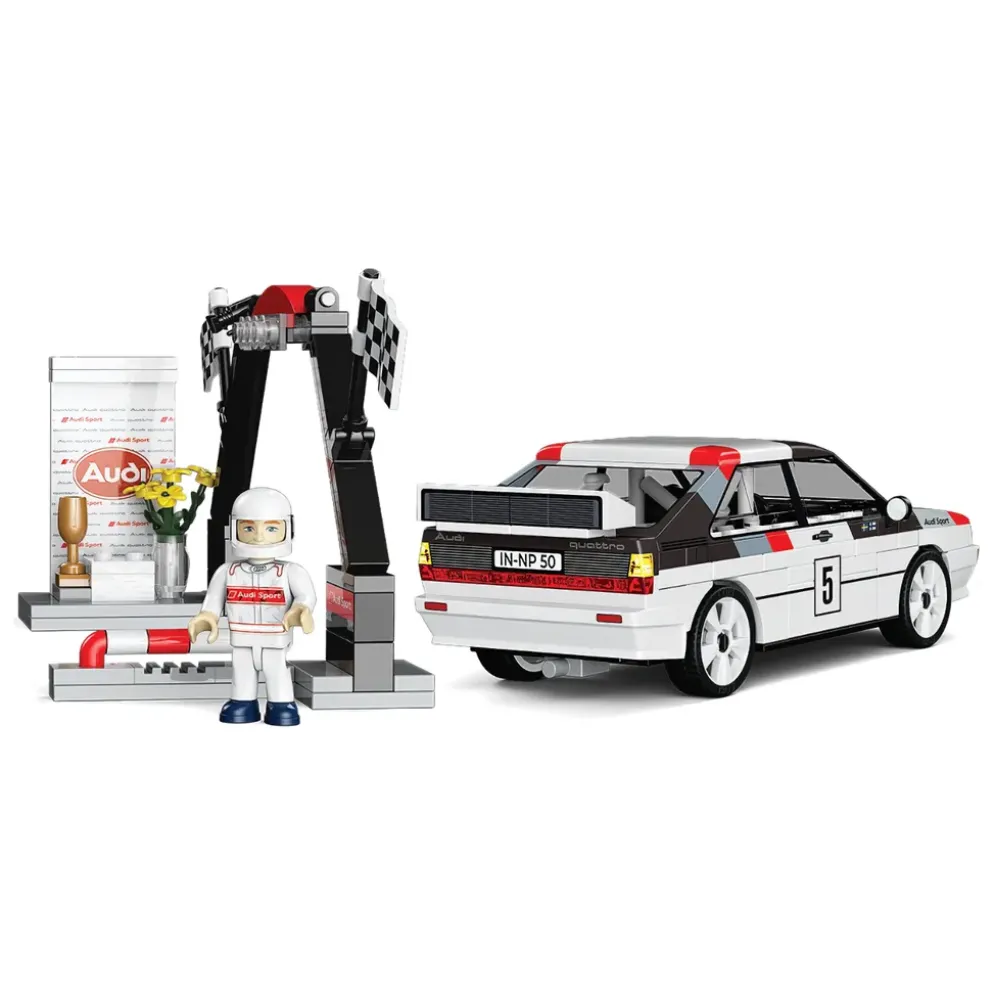 Audi Quattro Group 4 - Vit - Klossbyggmodell - 24666 - COBI - 1:35