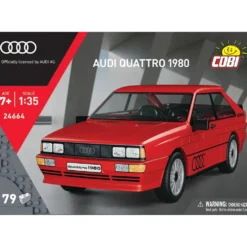 Audi Quattro 1980 - Röd - Klossbyggmodell - 24664 - COBI - 1:35