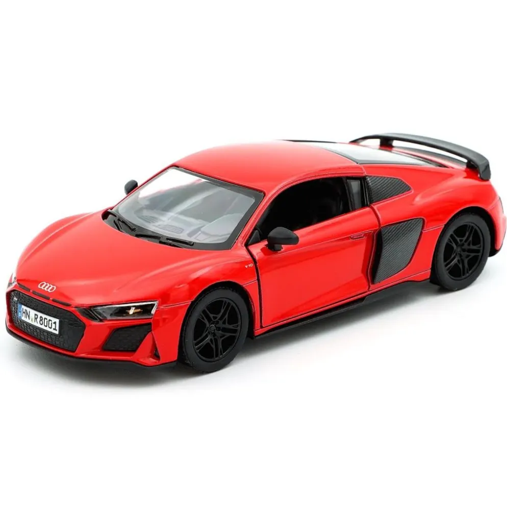 2020 Audi R8 Coupe - Kinsmart - 1:36 - Röd