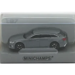 Audi RS6 Avant - 2019 - Grå - Minichamps - 1:87