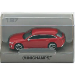 Audi RS6 Avant - 2019 - Red Metallic - Minichamps - 1:87
