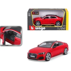 Audi RS 5 Coupé - 2019 - Röd - Bburago - 1:24