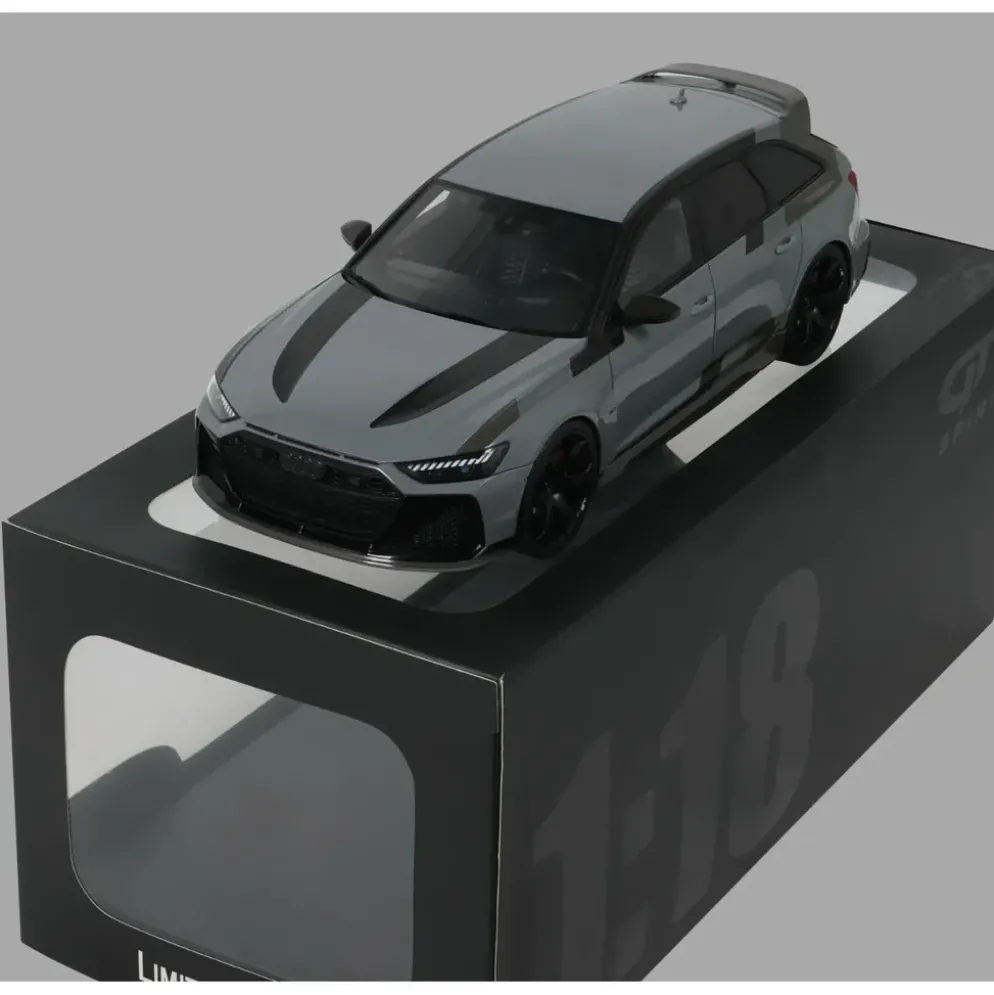 Audi RS 6 GT Avant - 2024 - Grå - GT Spirit - 1:18