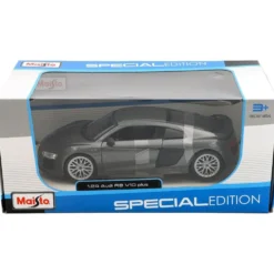 Audi R8 V10 plus - Grå - Maisto - 1:24