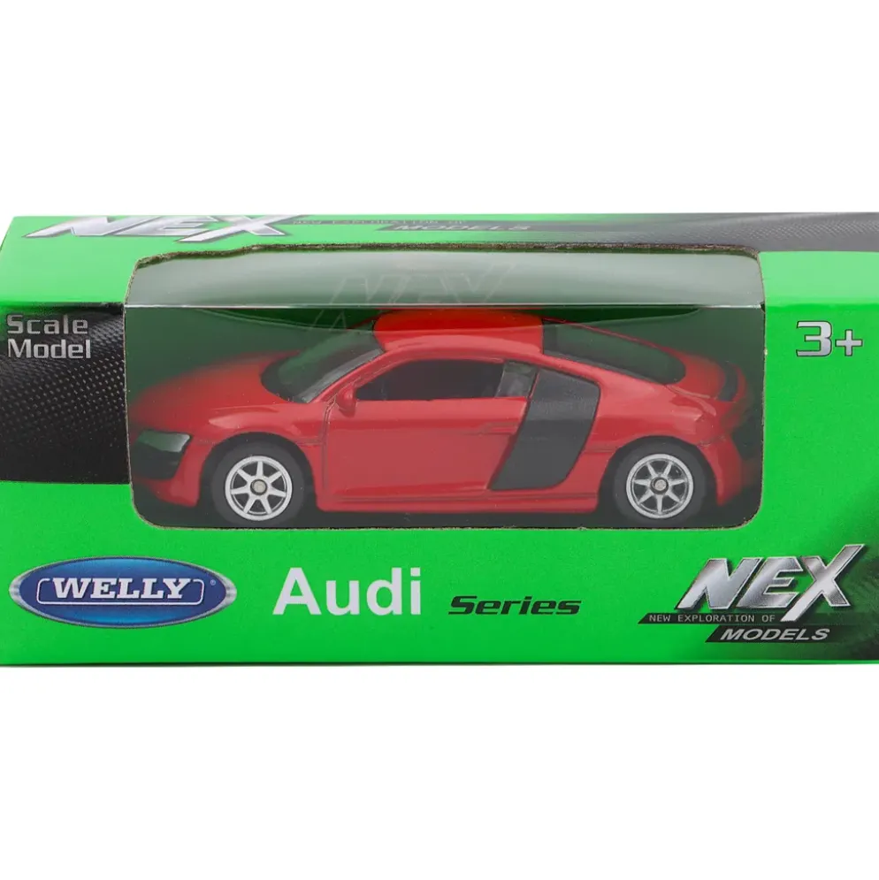 Audi R8 V10 - 2010 - Röd - Welly - 7 cm