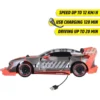 Audi S1 E-Tron Quattro Drift Car - Radiostyrd - Dickie Toys