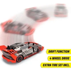 Audi S1 E-Tron Quattro Drift Car - Radiostyrd - Dickie Toys