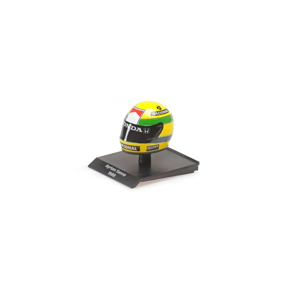 Ayrton Senna - 1988 - Hjälm - Minichamps - 1:10