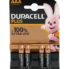 Batterier AAA (LR03) - Alkaliskt - Duracell Plus