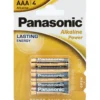 Batterier AAA (LR03) - Alkaliskt - Panasonic