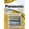 Batterier AA (LR6) - Alkaliskt - Panasonic
