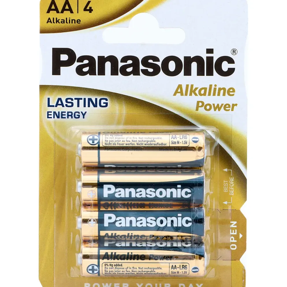 Batterier AA (LR6) - Alkaliskt - Panasonic