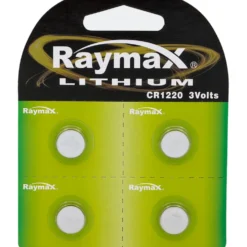 Batterier CR1220 (4-pack) - 3V - Lithium - Raymax