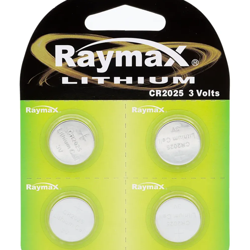 Batterier CR2025 (4-pack) - 3 V - Lithium - Raymax