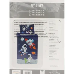 Bäddset - Astronaut - 140x200/60X63 - BrandMac