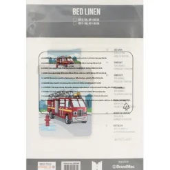 Bäddset - Brandbil - 100x135/40x60 - BrandMac