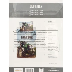 Bäddset - Traktor - 140x200/60x63 - BrandMac