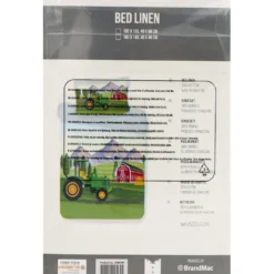 Bäddset - Traktor - 100x135/40x60 - BrandMac