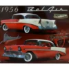 1956 Bel Air - Plåtskylt - 38x31 cm