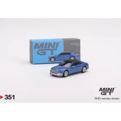 Bentley Flying Spur V8 - Blå - 351 - Mini GT - 1:64