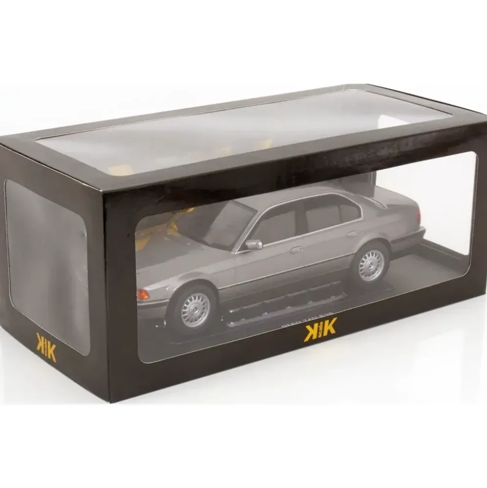 BMW 740i E38 - Gråmetallic - KK-Scale - 1:18