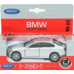BMW 535i - Silver - Welly - 12 cm