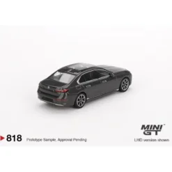 BMW i7 xDrive60 - Dravit Grey - 818 - Mini GT