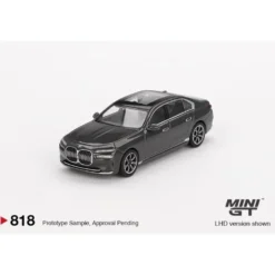 BMW i7 xDrive60 - Dravit Grey - 818 - Mini GT