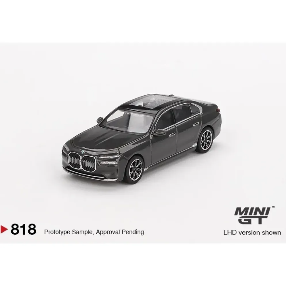 BMW i7 xDrive60 - Dravit Grey - 818 - Mini GT