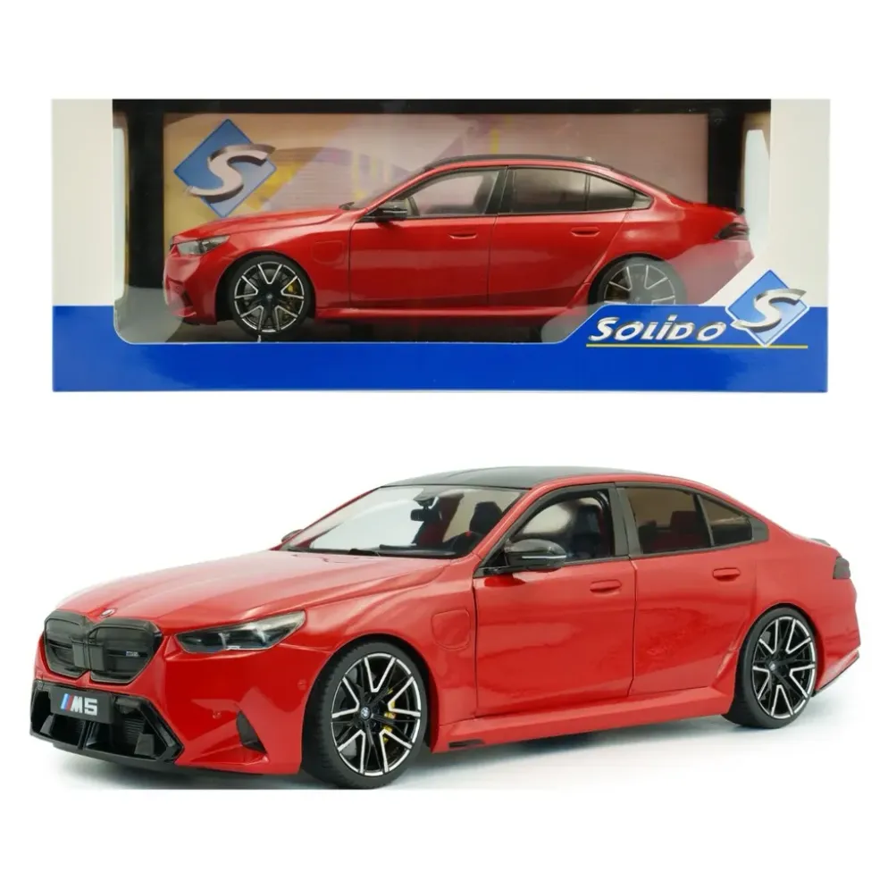 BMW M5 - 2025 - Fire Red - Solido - 1:18