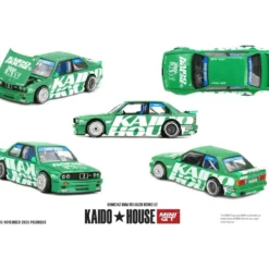BMW M3 Kaido Works V2 - Grön - 242 - Mini GT - 1:64