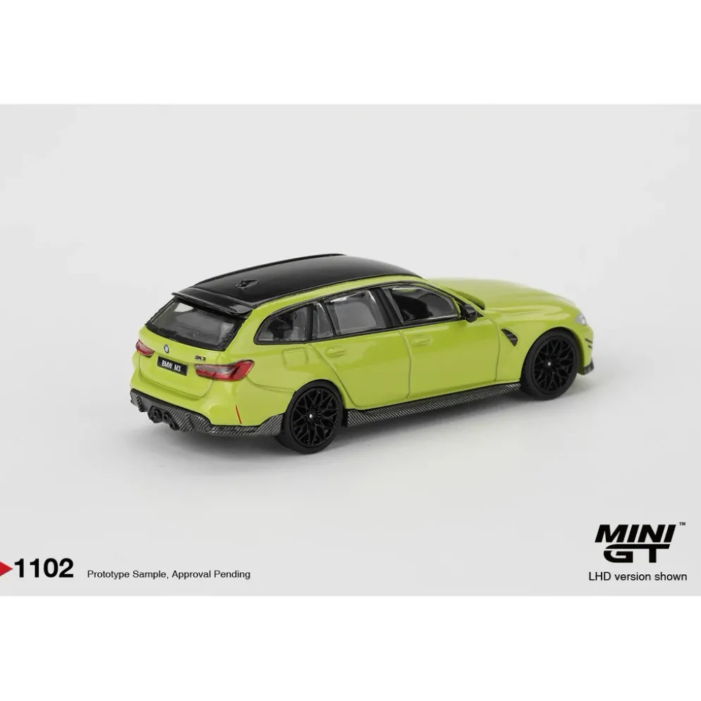 BMW M3 M Performance Touring Sao Paulo Yellow - Gul - 1102 - Mini GT - 1:64