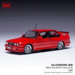BMW M3 Sport Evolution - 1990 - Röd - Ixo Models - 1:43